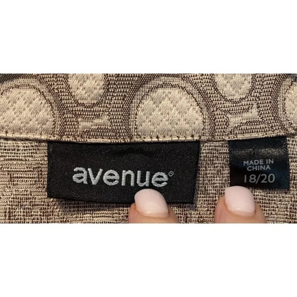 Avenue Tapestry Brocade Blazer Jacket Career Womens Size 18/20 (D) - Picture 3 of 5